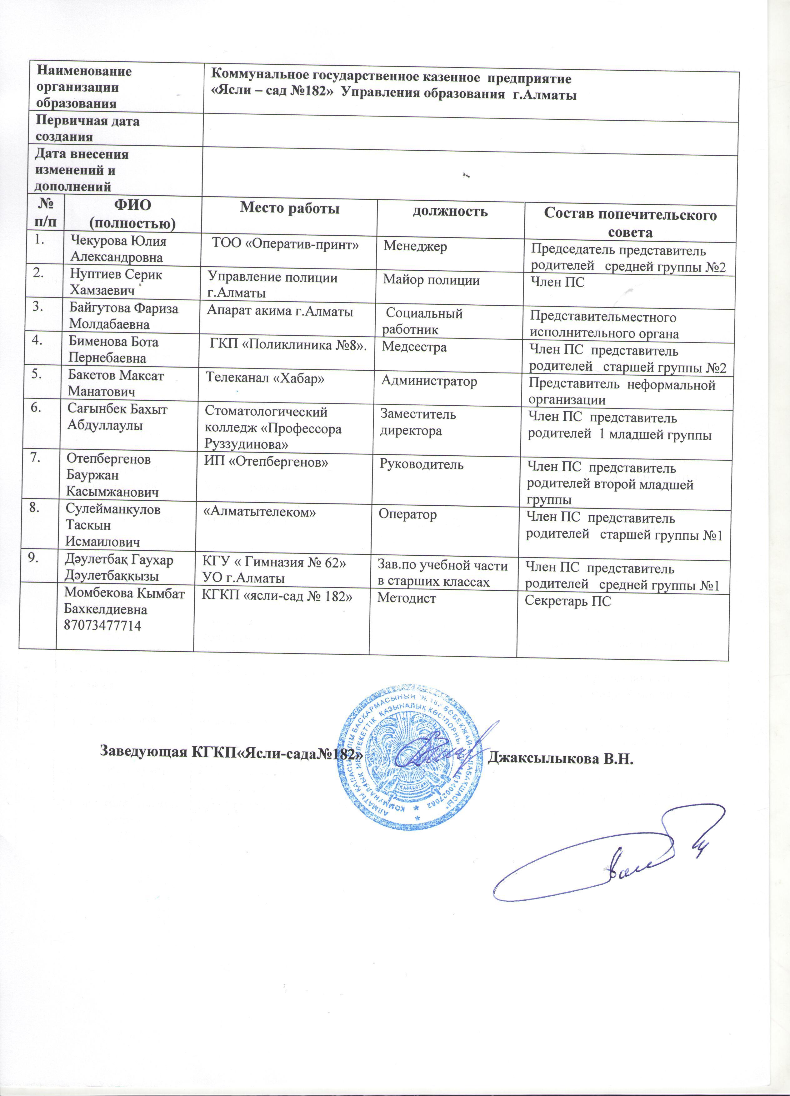 Қамқоршылық кеңесі